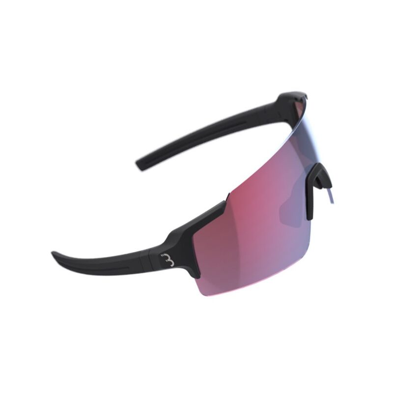 Lunettes vélo BBB FullView HC Noir Mat / Rouge