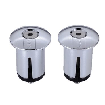 Embouts de ruban guidon BBB Screwon BHT-96 Chrome