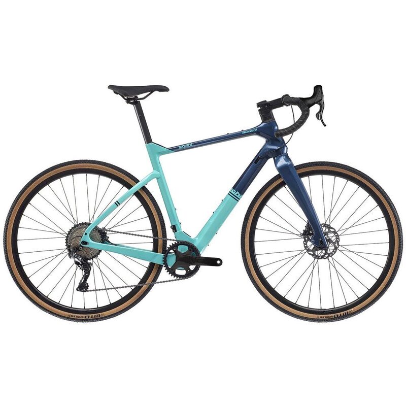 Vélo Gravel Bianchi Arcadex Campagnolo Ekar 13v Celestre CK16/Blue Note Glossy 2022