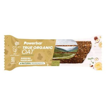 Barre énergétique PowerBar True Organic Oat Banana Hazelnut 40g