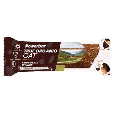 Barre énergétique PowerBar True Organic Oat Chocolate Chunks 40g
