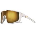 Lunettes vélo Julbo Fury JO Paris 24 Blanc Mat Brillant - Spectron 3 Or Lunettes vélo Julbo Fury JO Paris 24 Blanc Mat Brillant - Spectron 3 Or