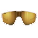 Lunettes vélo Julbo Fury JO Paris 24 Blanc Mat Brillant - Spectron 3 Or Lunettes vélo Julbo Fury JO Paris 24 Blanc Mat Brillant - Spectron 3 Or