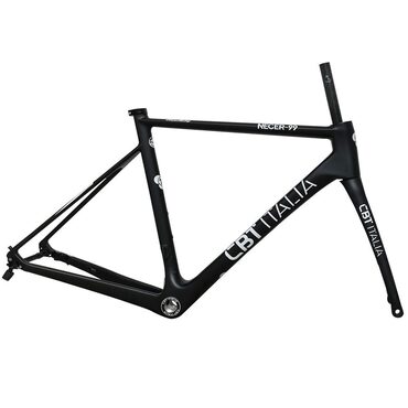Kit cadre vélo route CBT Italia Necer 99 Disc Grafica Matte Black/White