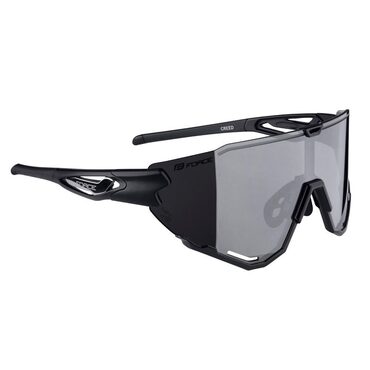 Lunettes vélo Force Creed Black - Black Mirror Lens