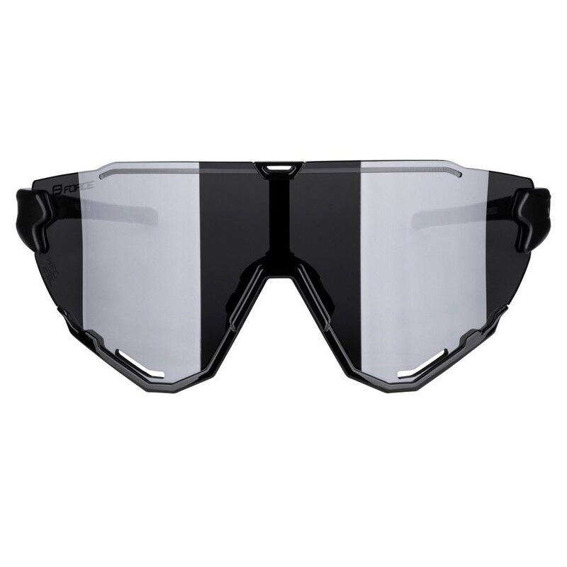 Lunettes vélo Force Creed Black - Black Mirror Lens