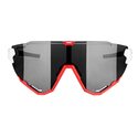 Lunettes vélo Force Creed Black - Black Mirror Lens