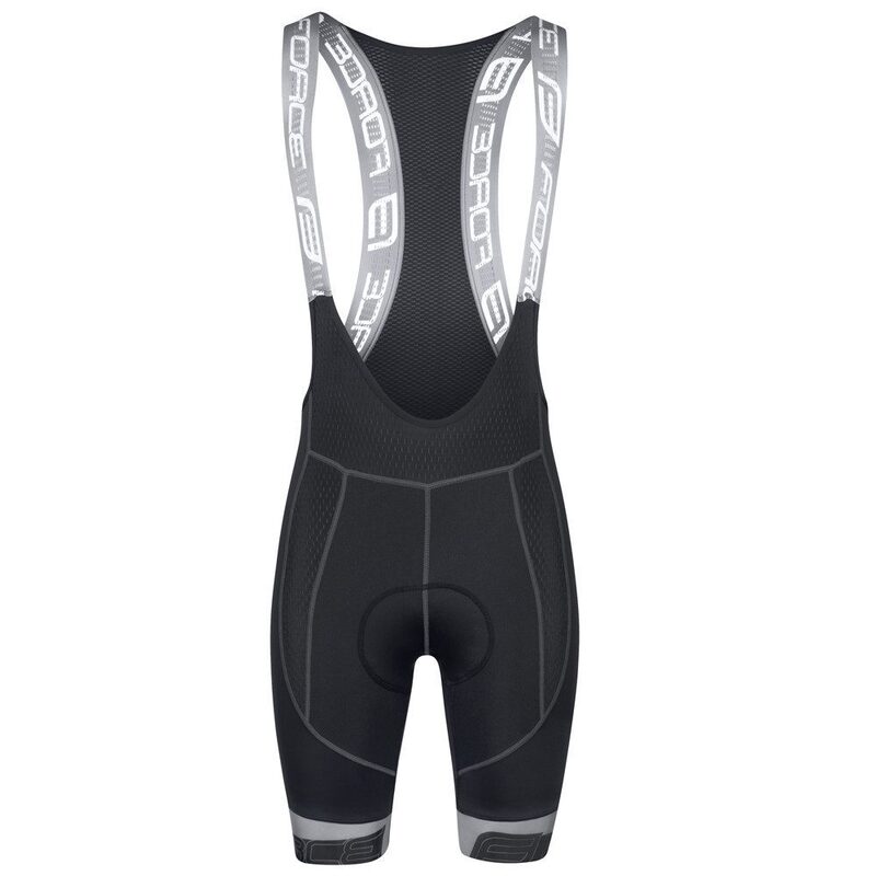 Korte fietsbroek voor dames Force Fame Black