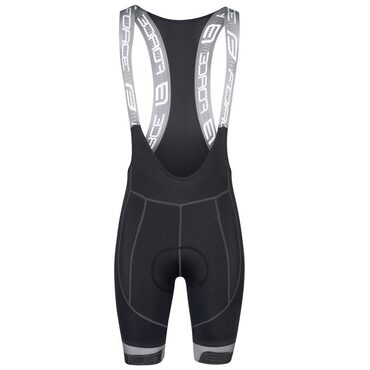 Korte fietsbroek voor dames Force Fame Black