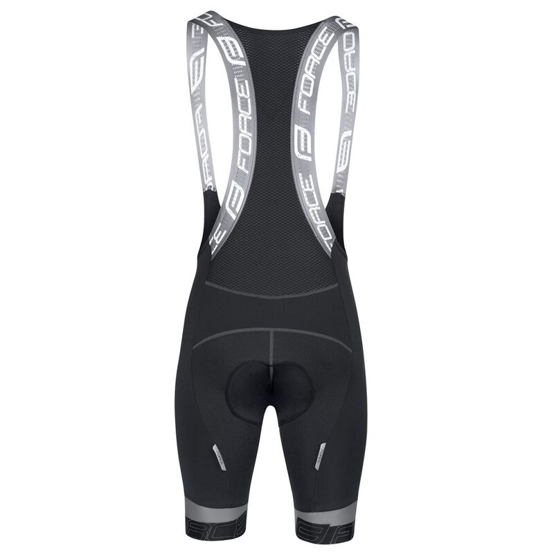 Korte fietsbroek voor dames Force Fame Black