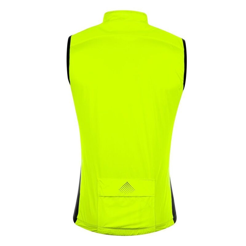 Gilet Coupe-vent Léger Homme – Sans Manches, 95% Polyester 5% élasthanne, Réfléchissant, Poche Zippée, Pour Rando/vélo/run