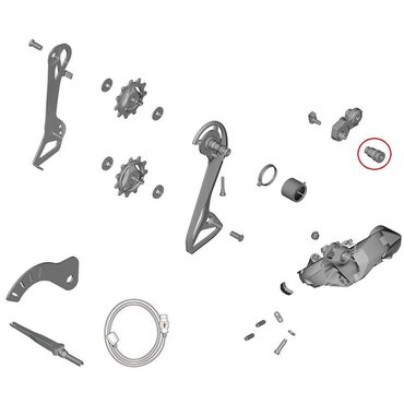 Vis de fixation dérailleur arrière Shimano RD-R8150 Direct Mount Y3J142000
