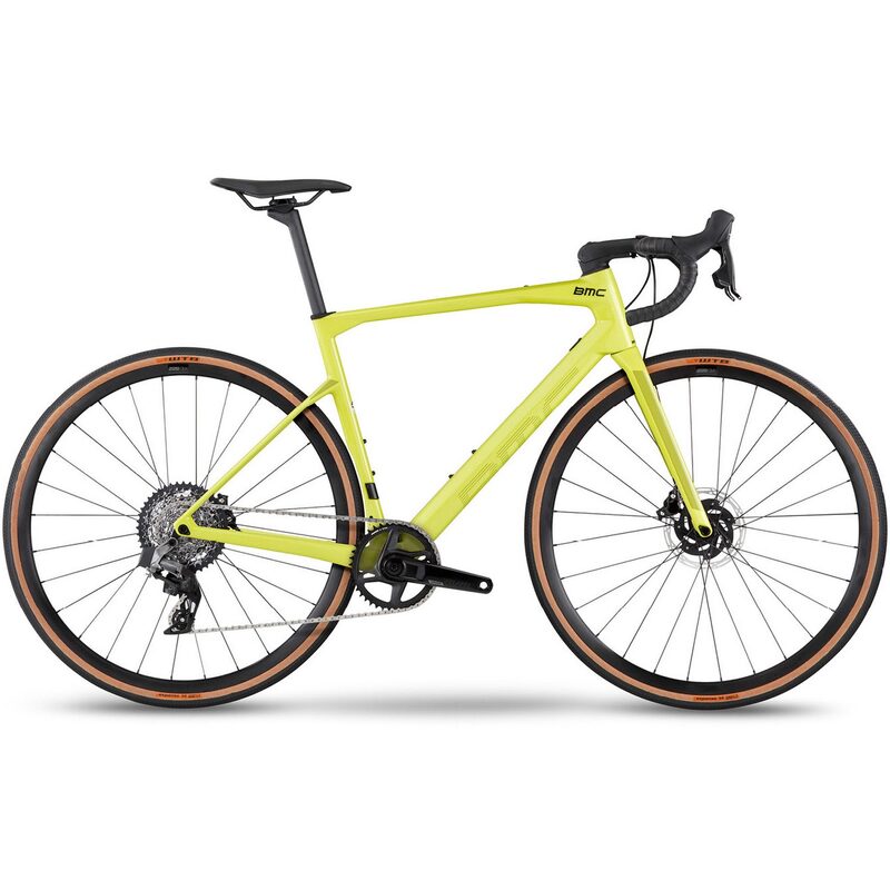 Vélo route BMC Roadmachine X Two Sram Rival AXS Yellow 2023