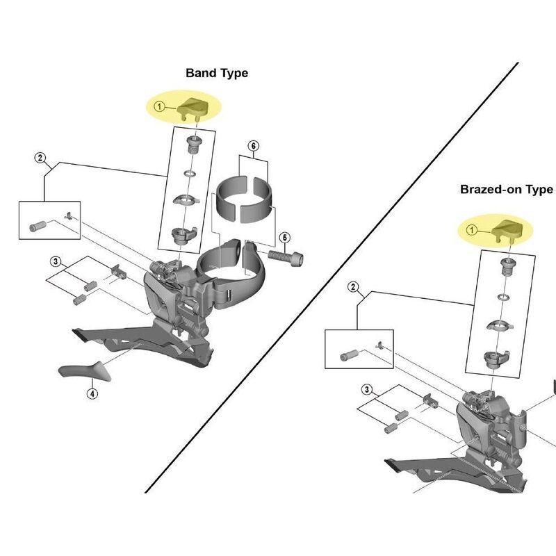 Kabelklemkap Shimano Y5ZS22000