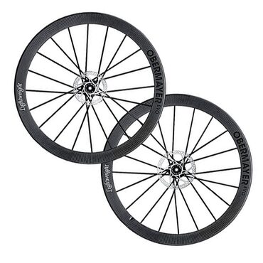 Roues carbone vélo route Lightweight Obermayer EVO Disc Tubeless avec housses
