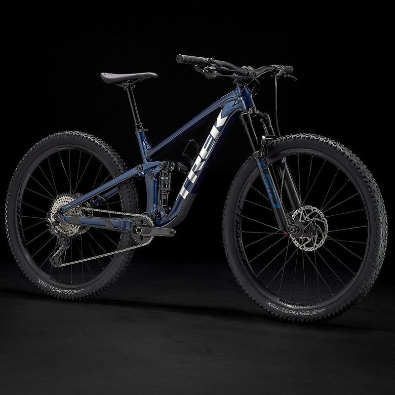 All-mountain mountainbike Trek Top Fuel 8 Mulsanne Blue