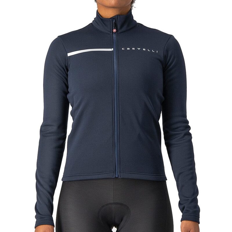 Photo Maillot vélo manches longues femme Castelli Sinergia 2 bleu foncé L