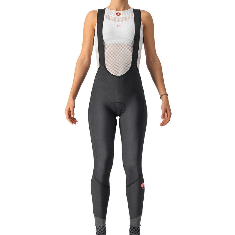 Cuissard vélo long femme avec bretelles Castelli Velocissima DT Bibtight