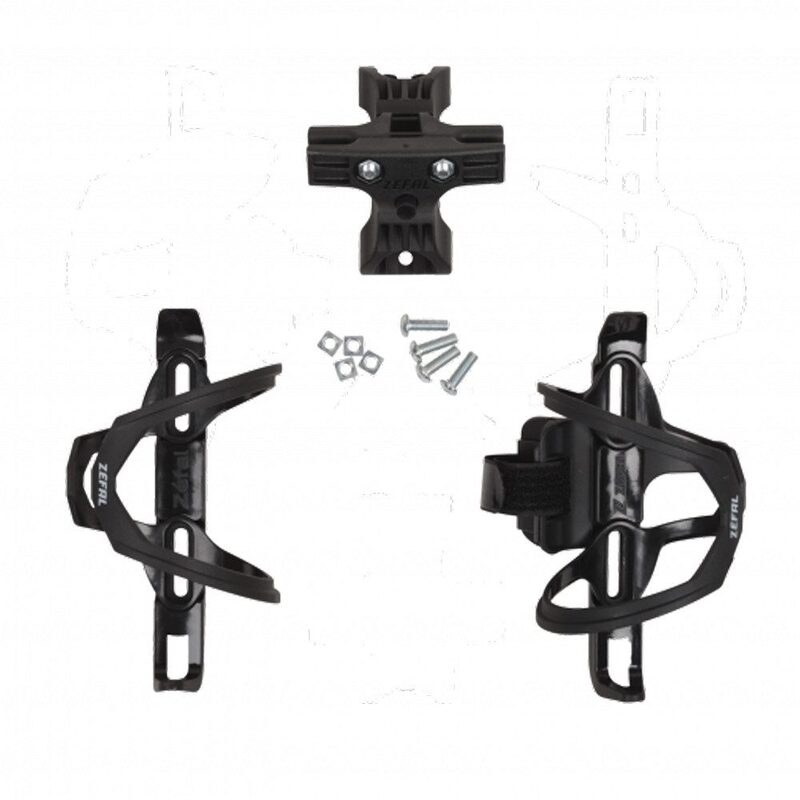Double porte-bidon vélo de selle Zéfal Tri Bottle Cage Set
