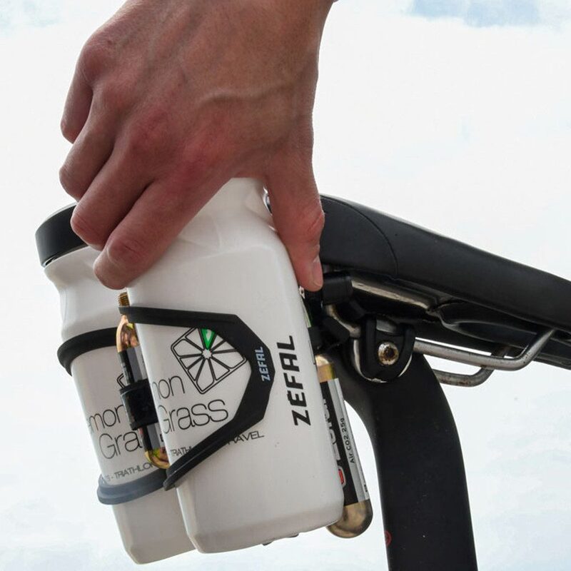 Double porte-bidon vélo de selle Zéfal Tri Bottle Cage Set