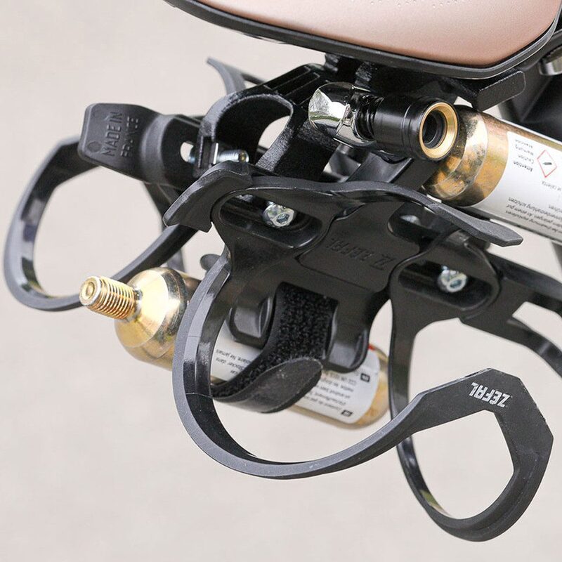 Dubbele bidonhouder voor op het zadel Zéfal Tri Bottle Cage Set