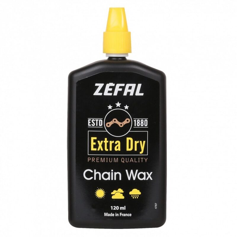 Lubrifiant chaîne vélo Zéfal Extra Dry Wax cire eau conditions sèches