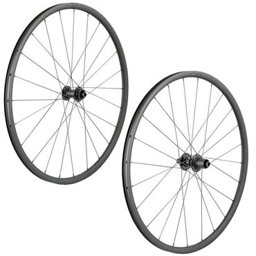 Roues vélo route Bontrager Paradigm Comp 25 TLR Disc Brake avec pneus - Exposition