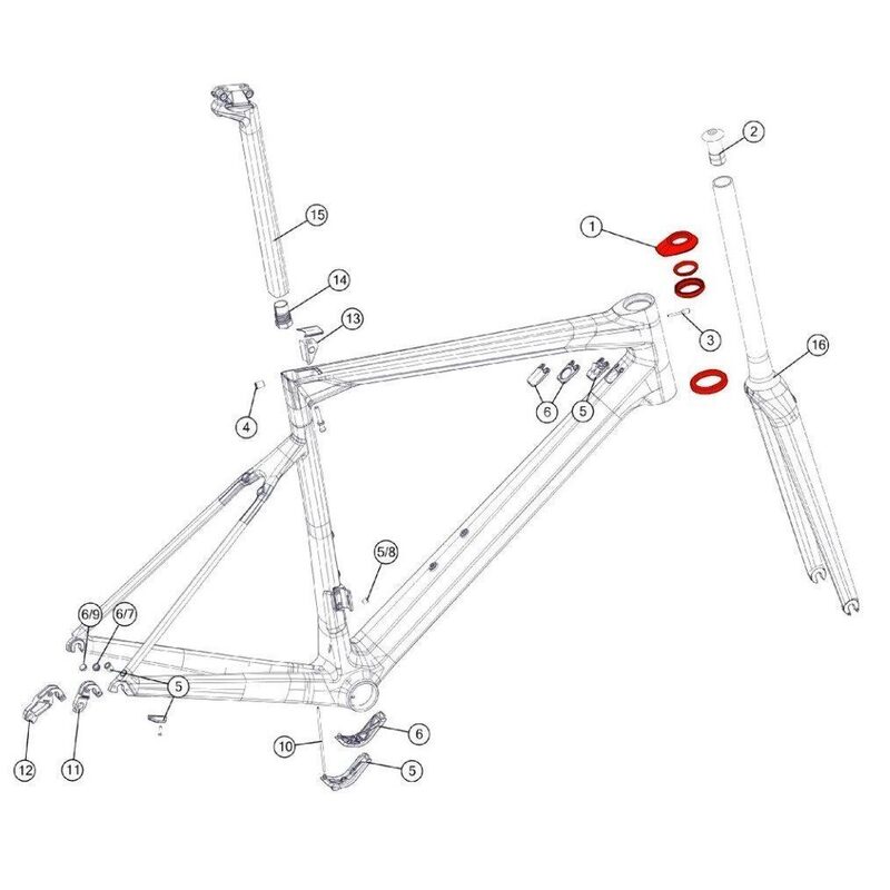 Jeu de direction cadre BMC SLR01 et 02