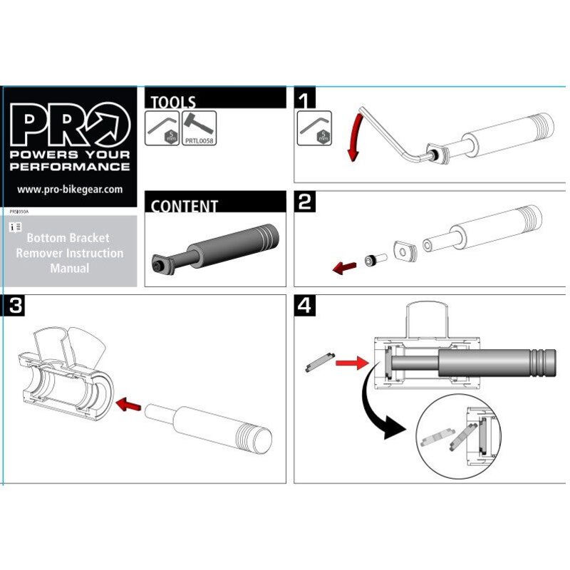 Extracteur boitier de pédalier PRO axe 24mm