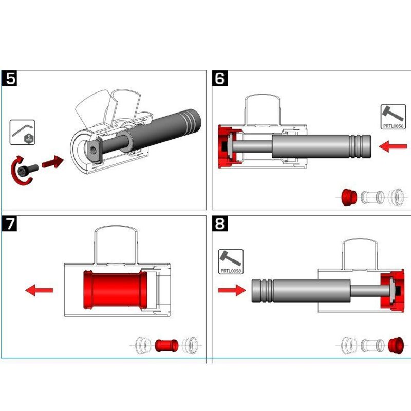 PRO trapasafnemer voor 24 mm as