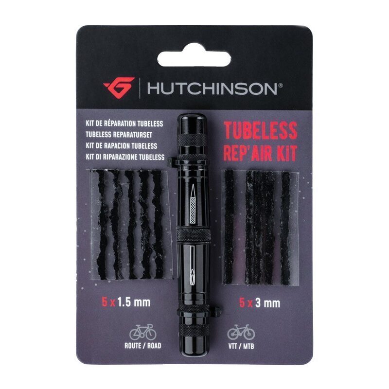 Kit de réparation pneus vélo tubeless à mèches Hutchinson