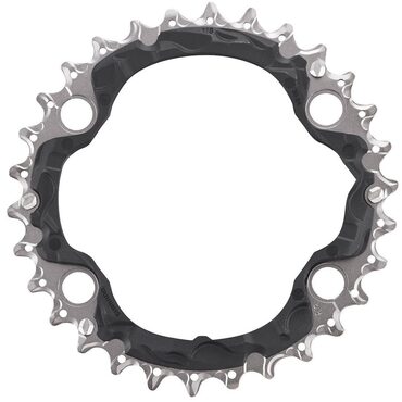 Plateau VTT Stronglight 30 Dents – Compatible Shimano SLX MT610, 4 Bras, Diamètre 96 Mm, Couleur Noire