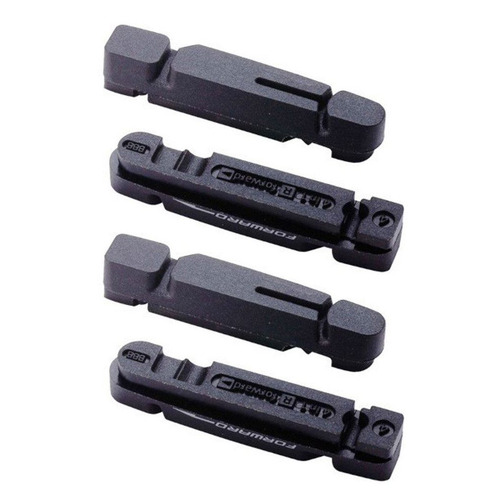 Lot De 4 Patins De Frein Vélo Route Haute Performance - Caoutchouc & Métal - Freinage Optimal