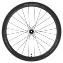 Roue avant vélo route carbone Shimano WH-R9270-C50-TL-F Disc Tubeless Ready