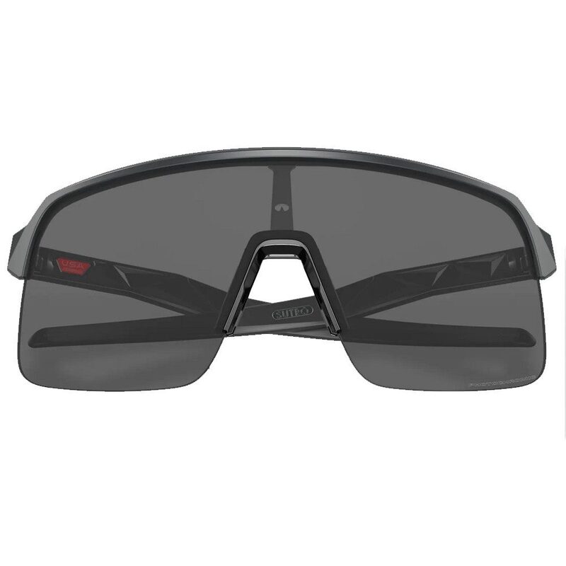 Oakley Sutro Lite Matte Carbon Clear Photocromic fotochromatische fietsbril