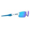Lunettes vélo Oakley Flak XXS Polished White Prizm Sapphire