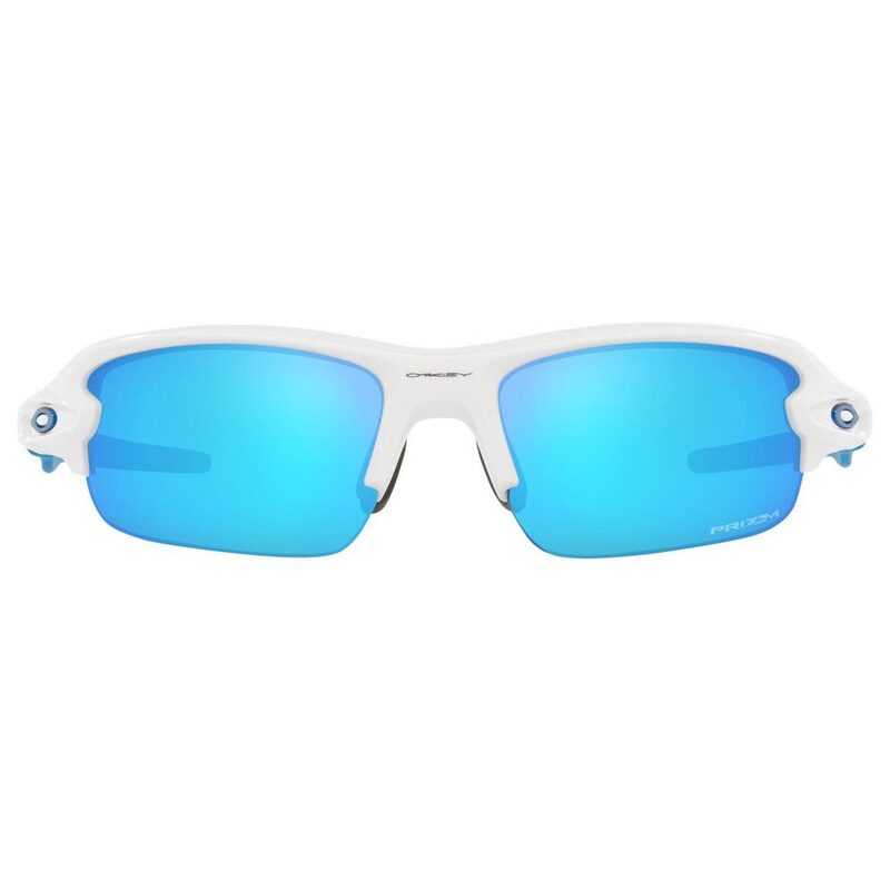 Lunettes vélo Oakley Flak XXS Polished White Prizm Sapphire