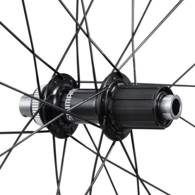 Roues vélo route carbone Shimano Dura Ace WH-RS710 C46 Disques Tubeless