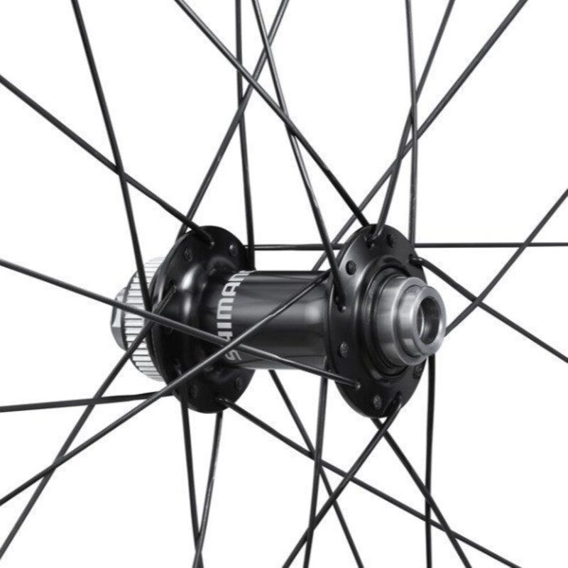 Roues vélo route carbone Shimano Dura Ace WH-RS710 C46 Disques Tubeless