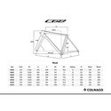 Kit cadre vélo route Colnago C68 Disc HRWH 2023