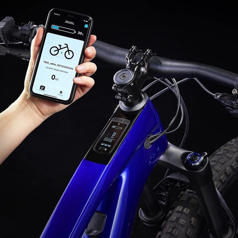 VTT électrique tout suspendu Trek Fuel EXe 9.5 Hex Blue 2023