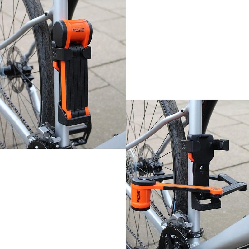 Antivol vélo Kryptonite Evolution 790 pliant noir orange avec clés