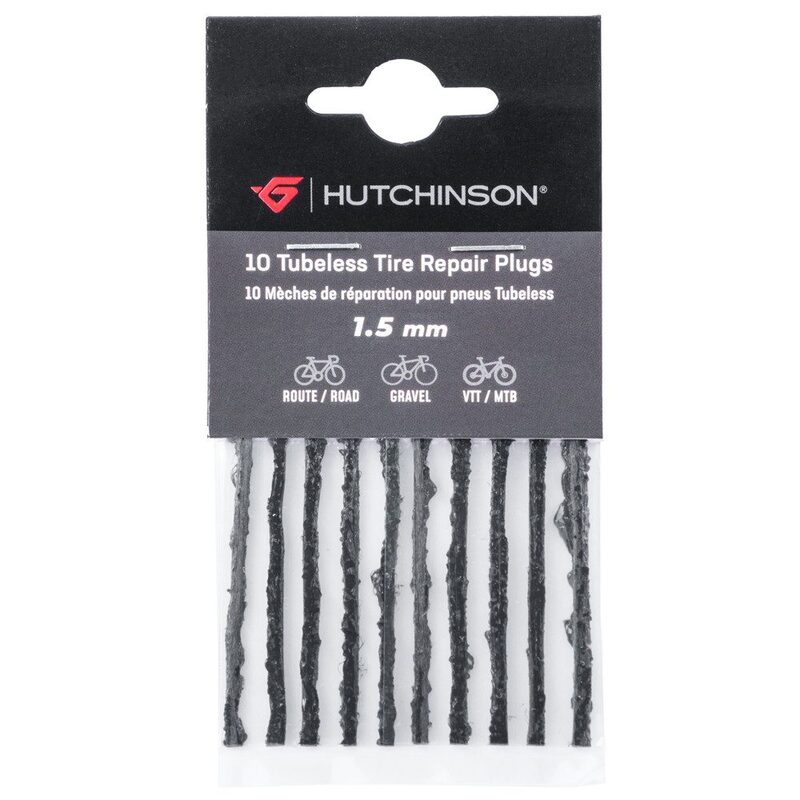 Set van 10 reparatiepluggen Hutchinson Tire Repair Plugs Tubeless