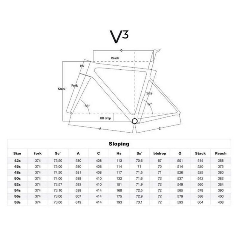Vélo route Colnago V3 Disc Shimano Ultegra Di2 12v Fulcrum Racing MKWK 2023