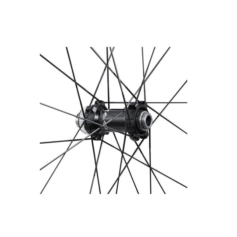 Roues vélo Gravel Shimano WH-RX870 carbone Tubeless disques
