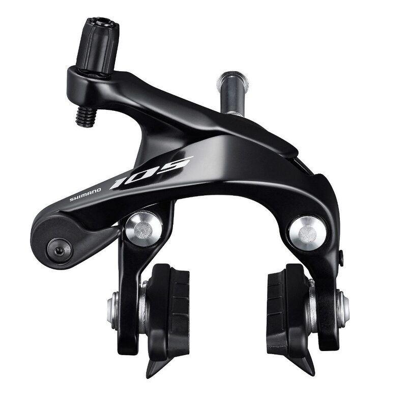 Etrier de frein vélo route avant Shimano 105 BR-R7000 noir Etrier de frein vélo route avant Shimano 105 BR-R7000 noir