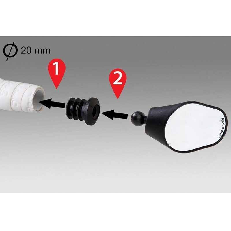 Rétroviseur vélo Sprintech Racing XL