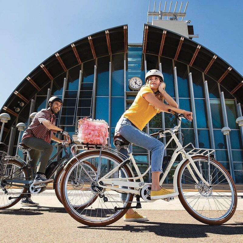 Elektrische stadsfiets Electra Loft Go! 5i EQ Step-Thru 400 W Cream 2023
