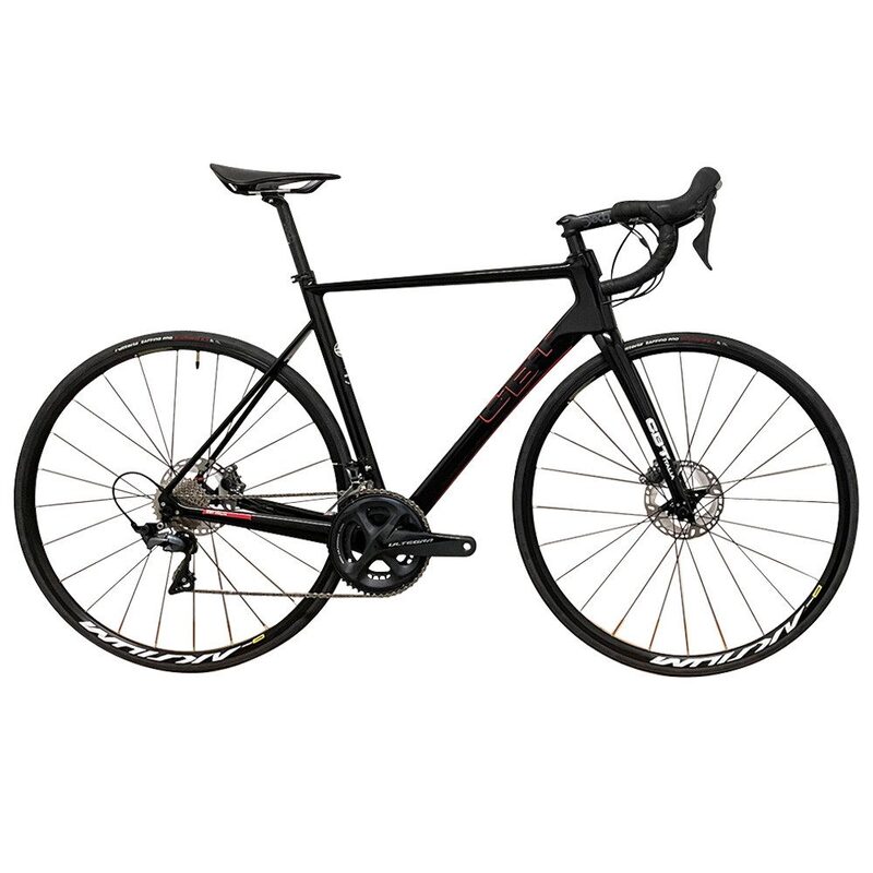 Vélo route CBT Italia Necer Plus Disc Shimano Ultegra 11v Grafic Red 2023