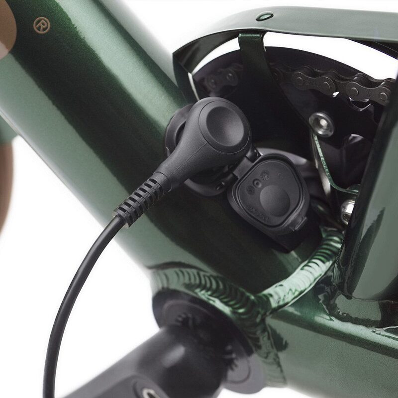 Vélo urbain électrique Electra Townie Go! 7D EQ à col de cygne Evergreen Metallic 2023